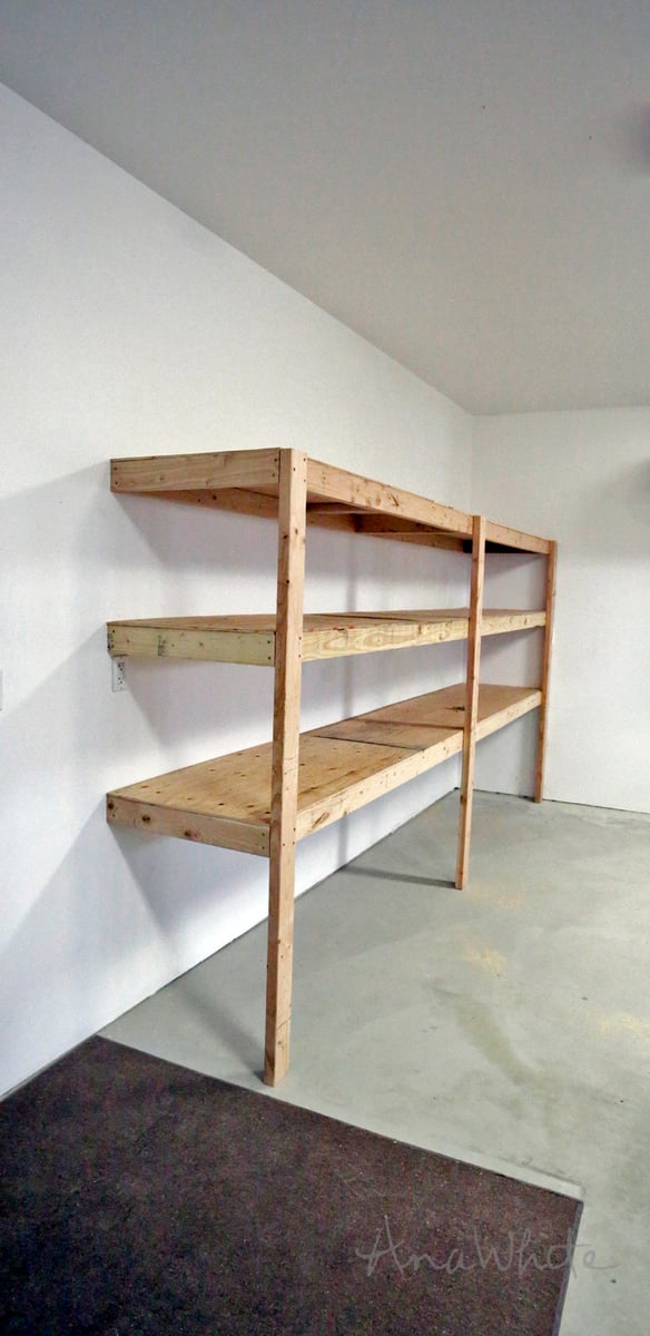 Diy Garage Storage Shelves Plans : My husband, dave, loves our diy